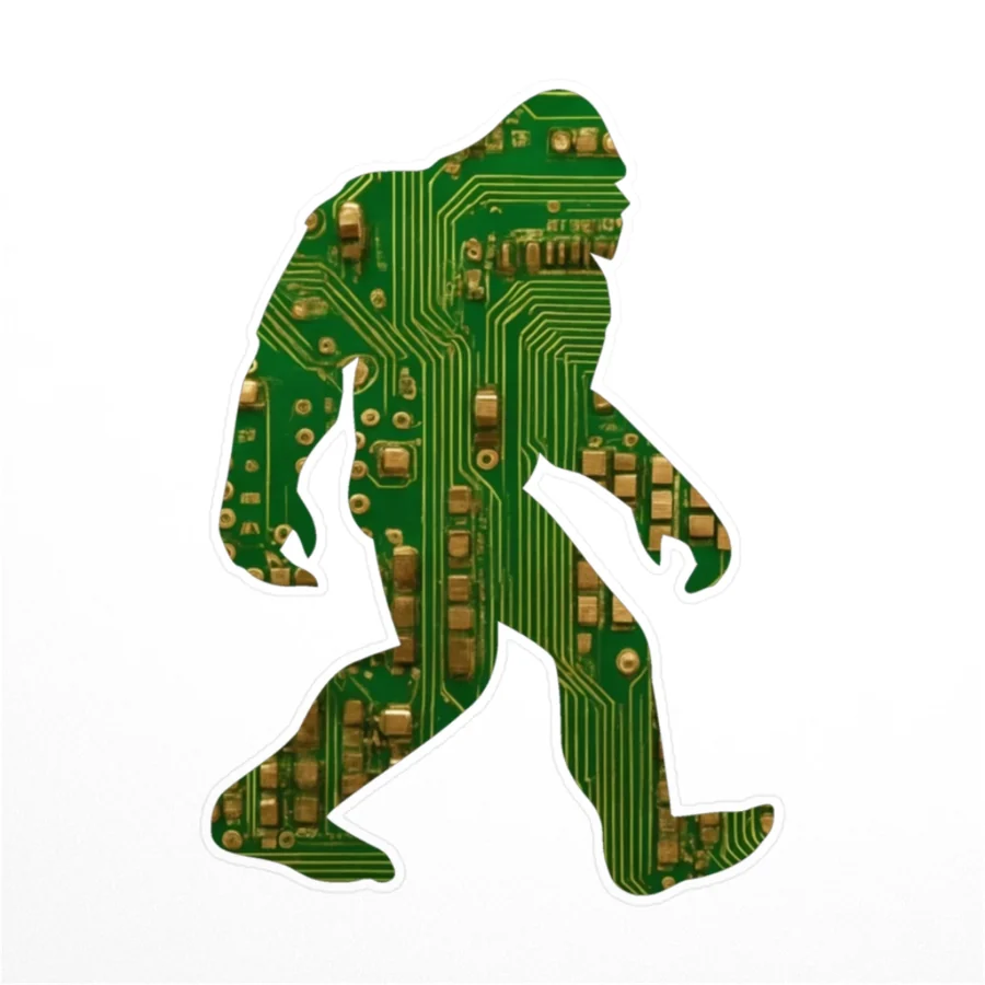 Circuit Squatch Sticker