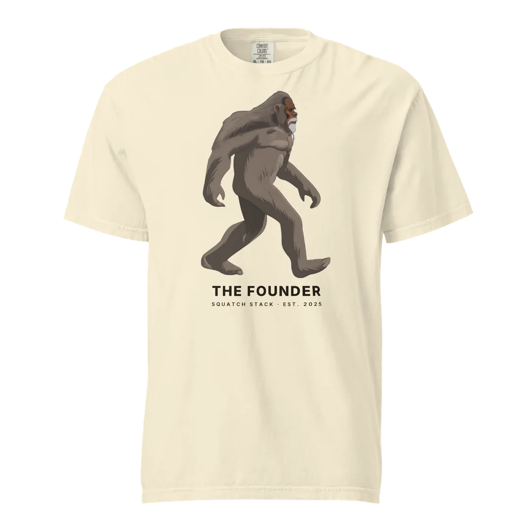 The Founder tee, front.